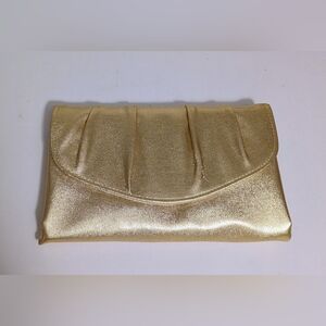 AVON Polished Gold Evening Bag Clutch Purse Bag 1970s Vintage New